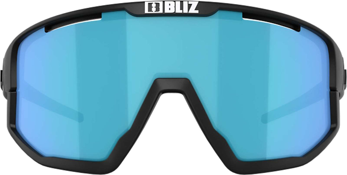Bliz fusion smoke w niebieskich multi - okularach sportowych