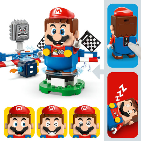 Lego® Super Mario™: Mario Kart™ — Interaktywny® Mario™ i standardowy gokart — 72043