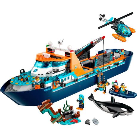 Lego City - zabawka konstrukcyjna statku polarnego (60368)
