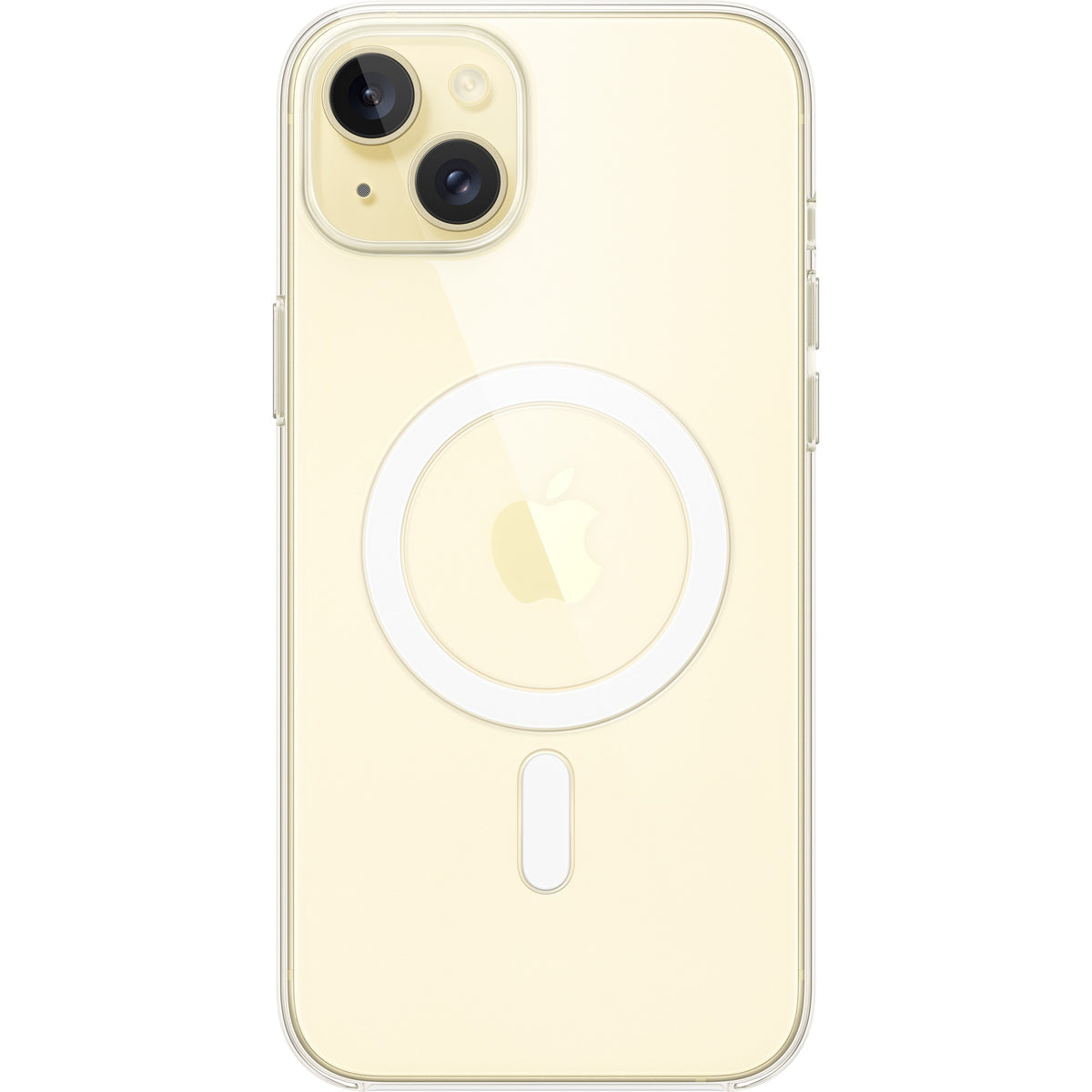 Przezroczyste etui Apple z magsafe na telefon iPhone 15 plus (przezroczyste)