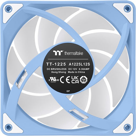 Thermaltake ct120 ex argb Sync wentylator chłodzący do komputera hortensja niebieska (pakiet 3 wentylatorów) wentylatory do obudowy (jasnoniebieski, 3 sztuki, 120 x 120 x 25 mm, pwm)