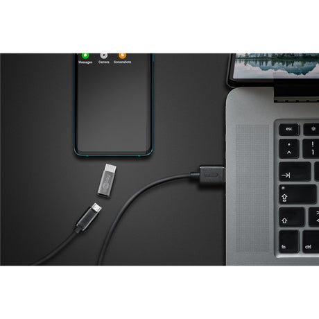 Goobay Adapter USB-C na micro-USB (szary)