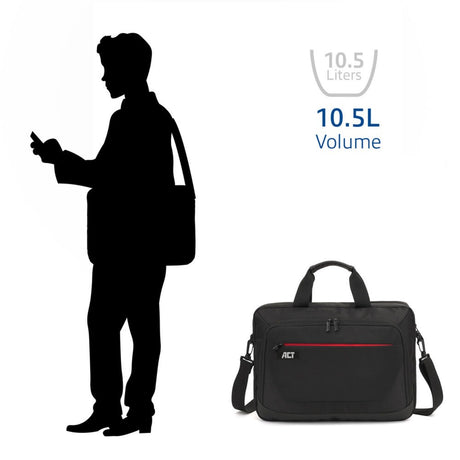 Torba na ramię Act Connectivity na laptopa do 15,6 (czarna)