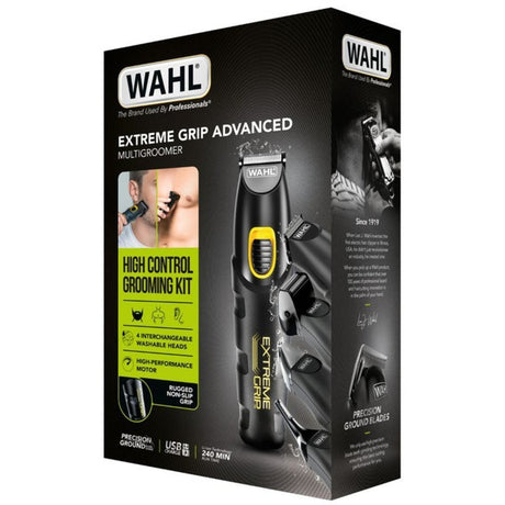 Produkty domowe Wahl Extreme Grip zaawansowana maszynka do strzyżenia włosów Multigroomer (czarna)
