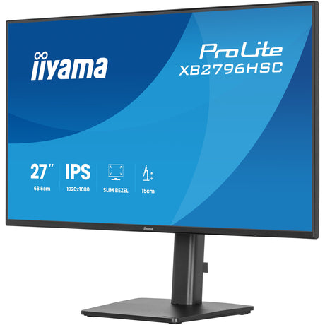 Monitor Iiyama prolite xb2796hsc-b1 27 (czarny (matowy), 144 Hz, HDMI, USB-C, audio)