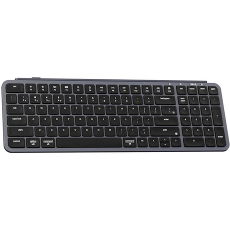Klawiatura Keychron b2 pro-k1 (szara, układ amerykański (qwerty), przełączniki nożycowe, 96%, nasadki klawiszy abs, 2,4 GHz | bluetooth | usb)