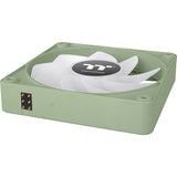 Thermaltake ct120 ex Reverse argb Sync wentylator chłodzący komputer Matcha Green (zestaw 3 wentylatorów) wentylatory do obudowy (jasnozielony, 3 sztuki, 120 x 120 x 25 mm, pwm)