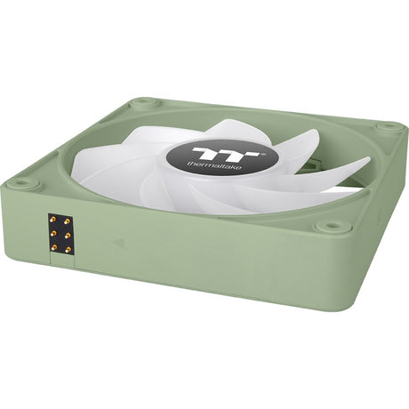 Thermaltake ct120 ex Reverse argb Sync wentylator chłodzący komputer Matcha Green (zestaw 3 wentylatorów) wentylatory do obudowy (jasnozielony, 3 sztuki, 120 x 120 x 25 mm, pwm)