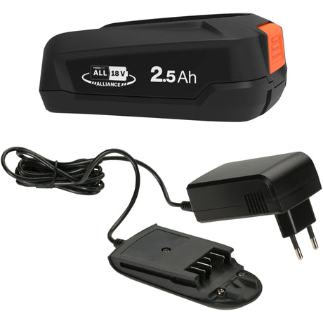 Zestaw startowy Gardena p4a 2,5 ah pba 18v 45 akumulator + ładowarka (14917-20, moc dla wszystkich sojuszy)