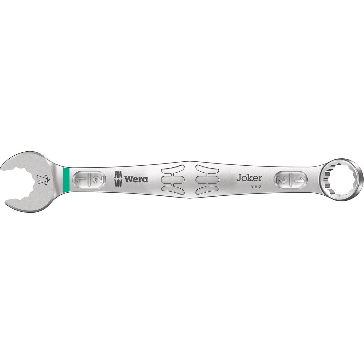 Wera 9642 pasek magnetyczny 6003 joker imperial 1 zestaw kluczy płasko-oczkowych klucz (cal, 8 sztuk)