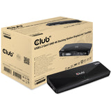Stacja dokująca Club 3D USB 3.0 4K (czarna)