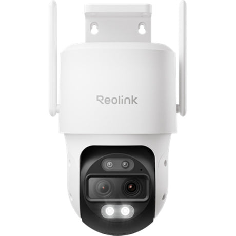 Kamera zewnętrzna z dwoma obiektywami Reolink 4K - 2,4 5 GHz WiFi - automatyczne śledzenie zoomu - pan tilt - wyszukiwanie wideo AI - seria trackmix W760