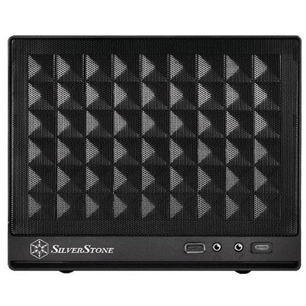 Obudowa mini tower Silverstone sst-sg13b-c (czarna | 1x USB-A | 1x USB-C)