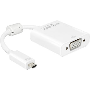 Delock adapter micro HDMI do VGA (biały)