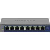 Przełącznik Netgear 8-portowy gigabit plus (gs108e-400eus) (szary, niezarządzany)