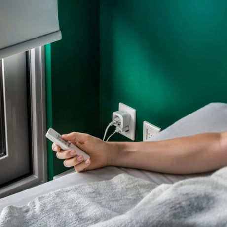 Kompaktowy przełącznik gniazdowy ClickOnClickOff ACC-3500 (3500 W) (biały)
