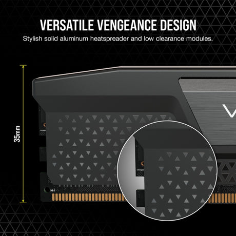 Corsair Vengeance 32 GB DDR5-5200 (2x 16 GB) RAM (czarny, cmk32gx5m2b5200c40, xmp 3.0)