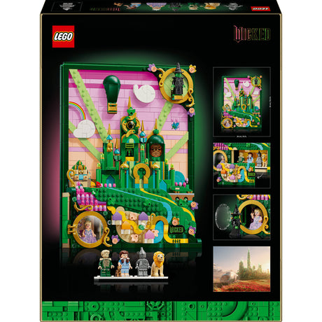 Lego - grafika ścienna ze szmaragdowym miastem - niegodziwy - 75685