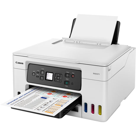 Uniwersalna drukarka atramentowa Canon maxify gx3050 (biała, skanowanie, kopiowanie, Wi-Fi)