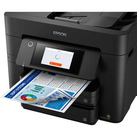 Epson Workflow Pro WF-4830dtwf Uniwersalna drukarka atramentowa z funkcją faksu (czarna)