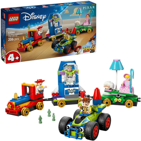 Zestaw Lego Disney i Pixar „Toy Story” – pociąg i samochodzik zdalnie sterowany – 43264