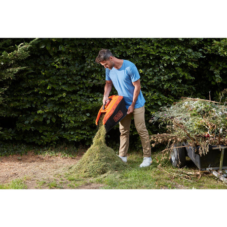 Kosiarka Black+decker bcmw3318l2-qw 2x 18 V (pomarańczowo-czarna, akumulator 2x 18 V 2,5 Ah i ładowarka w zestawie)