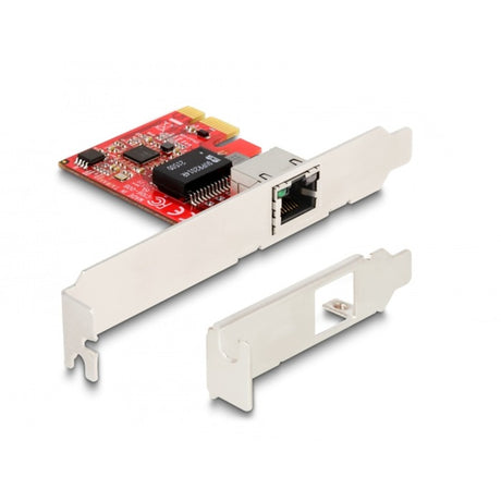 Delock karta pci express x1 do 1 x rj45 2.5 gigabit LAN i225 nbase-t - niskoprofilowa karta sieciowa