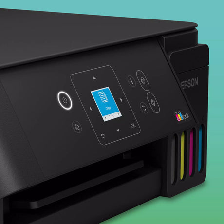 Epson ecotank et-2922 wielofunkcyjna drukarka atramentowa (czarna, skanuje, kopiuje, Wi-Fi, w tym do 3 lat atramentu, c11cl63416)