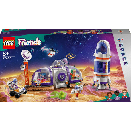 Lego friends - baza kosmiczna na Marsie i zabawka do budowy rakiet (42605)