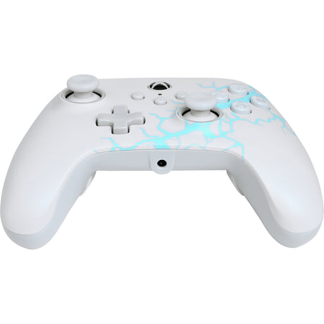 Kontroler Powera Advantage z kablem do konsoli Xbox x|s - polar ice (biało-niebieski, xbox series x|s, xbox one, PC)