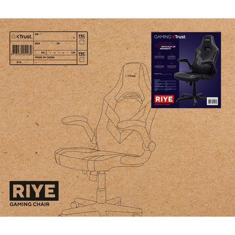 Fotel gamingowy Trust Gxt 703 Riye (czarny)