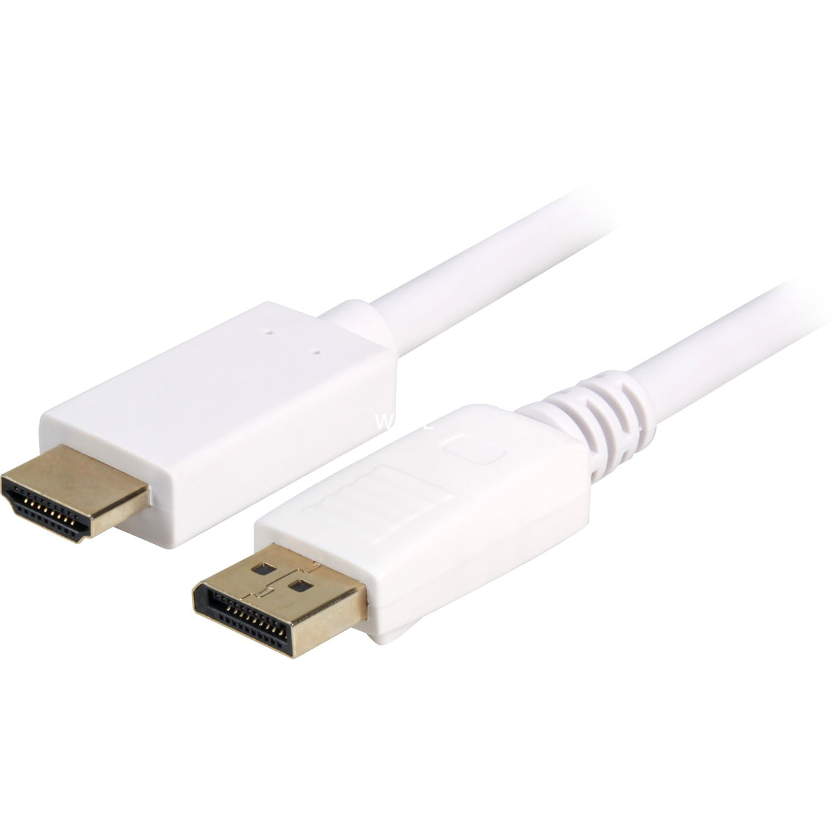 Sharkoon displayport 1.2 > adapter hdmi (biały, 1 metr, 4k)