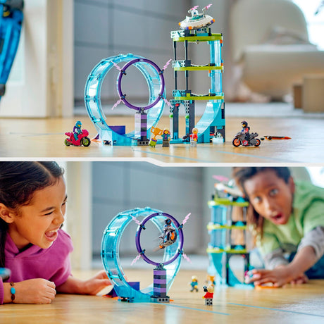 Lego City — zabawka konstrukcyjna „Wyzwanie najlepszych kaskaderów” (60361)