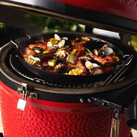 Paella Kamado Joe ze stali węglowej – patelnia do paelli