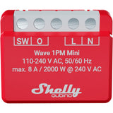Shelly qubino wave 13:00 mini aktor przełączająco-pomiarowy z-wave