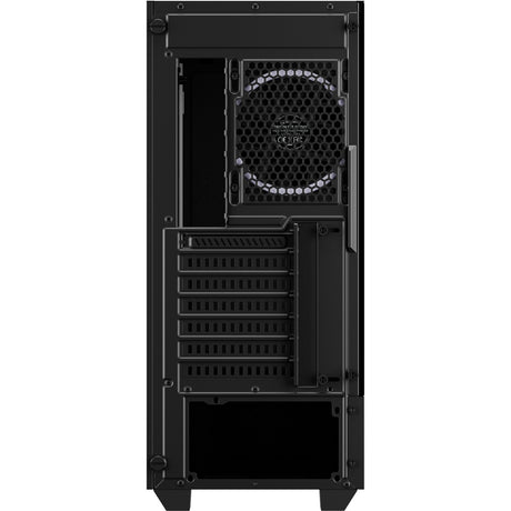 Obudowa midi tower Sharkoon rgb hex (czarna | 2x usb-a | 1x usb-c | rgb | szkło hartowane)
