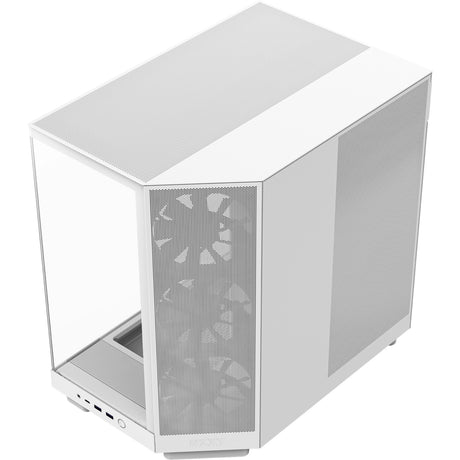 Obudowa midi tower Nzxt h6 flow (biała | 2x USB-A | 1x USB-C | szkło hartowane)
