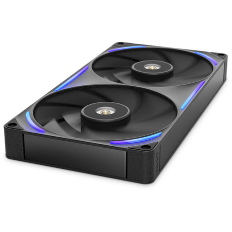 Wentylator wydajności Nzxt F280x RGB (czarny, 2 sztuki, 280 x 140 x 30 mm, pwm)