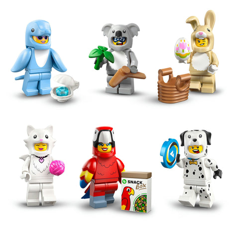 Minifigurki Lego - seria 28: zabawka do budowania kostiumów zwierząt (71051)