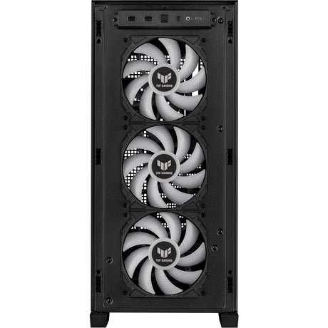 Obudowa midi tower Asus tuf gaming gt302 argb (czarna | 2x usb-a | 1x usb-c | rgb | szkło hartowane)