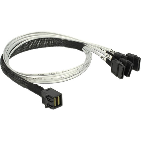 Delock kabel mini SAS HD SFF-8643 > 4x SATA 7-pinowy (czarny, 0,5 metra)