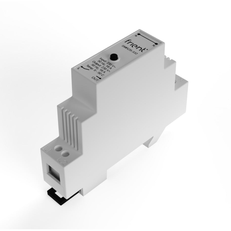 Przekaźnik przekaźnikowy Frient smart din (jasnoszary, zigbee)