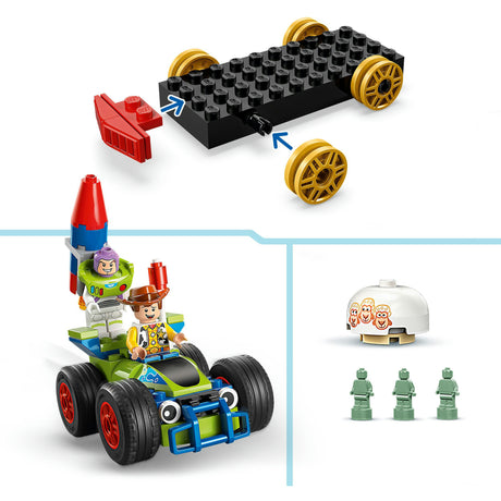 Zestaw Lego Disney i Pixar „Toy Story” – pociąg i samochodzik zdalnie sterowany – 43264
