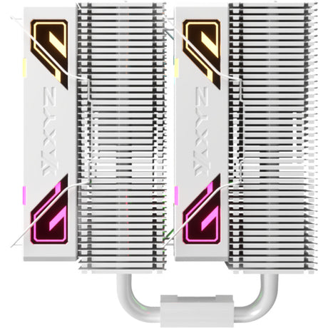 Chłodnica procesora Xyz PC Gear Thermax 6 Duo RGB (biała, Arbb, Pwm)