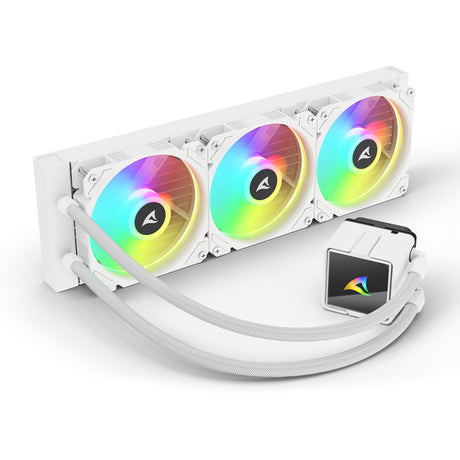 Chłodzenie wodne Sharkoon s60 argb (białe, 4-pinowe pwm)