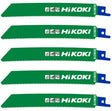 Hikoki zeilzaagbladen rcm31b gebogen 150 14tpi 150mm 5szt.