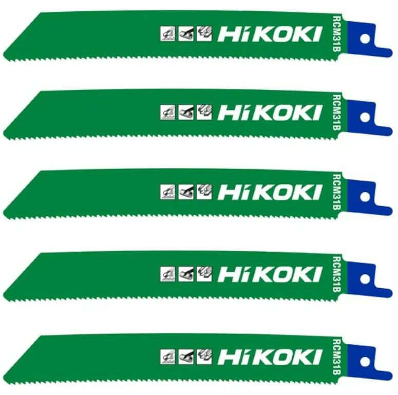 Hikoki zeilzaagbladen rcm31b gebogen 150 14tpi 150mm 5szt.