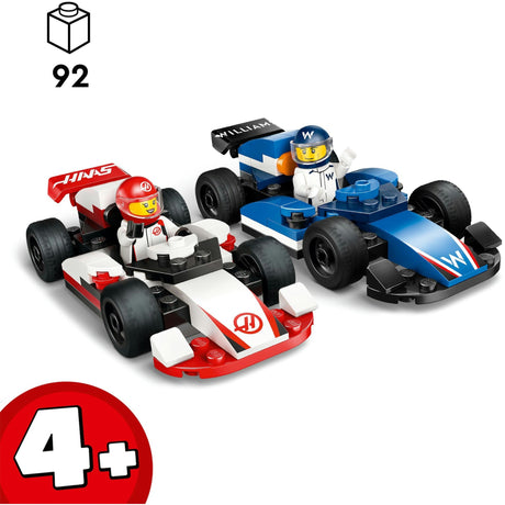 Lego City F1 Williams Racing i Haas F1 Racing Cars - 60464