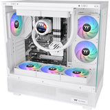 Thermaltake ct120 ex argb Sync wentylator chłodzący do komputera śnieg (zestaw 3 wentylatorów) wentylatory do obudowy (biały, 3 sztuki, 120 x 120 x 25 mm, pwm)