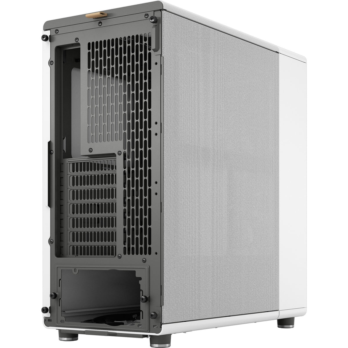 Obudowa North Midi Tower o konstrukcji fraktalnej (biały kolor drewna | 2x USB-A | 1x USB-C)